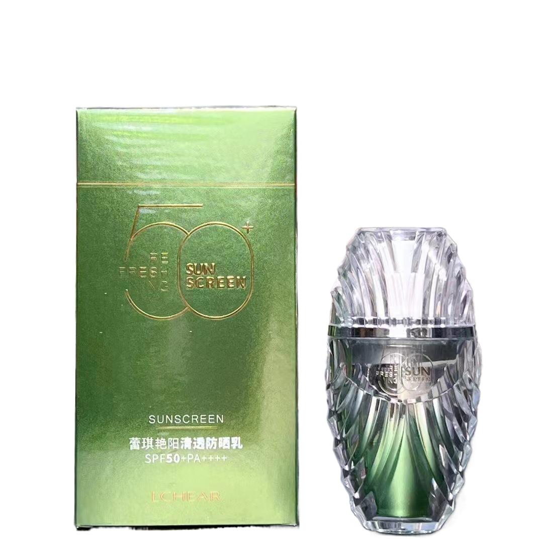 Q6177 蕾琪艳阳清透防晒乳SPF50+防晒霜男女面部身体隔离防晒乳防