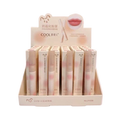 俏美人持色柔雾棉花糖唇霜唇釉唇泥 21039 一盒24支送4支开样