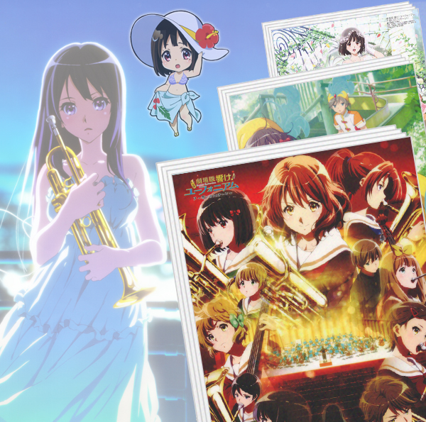 高坂丽奈 吹响吧!上低音号动漫周边二次元人物卡片迷你小海报22张