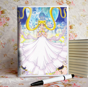 美少女战士周边笔记本文具本子小清新学生软抄本A5胶套本日记事本