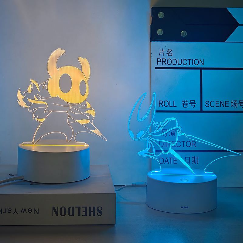 空洞骑士wiki周边手办卧室桌面摆件电竞机箱氛围小夜灯送男生礼物