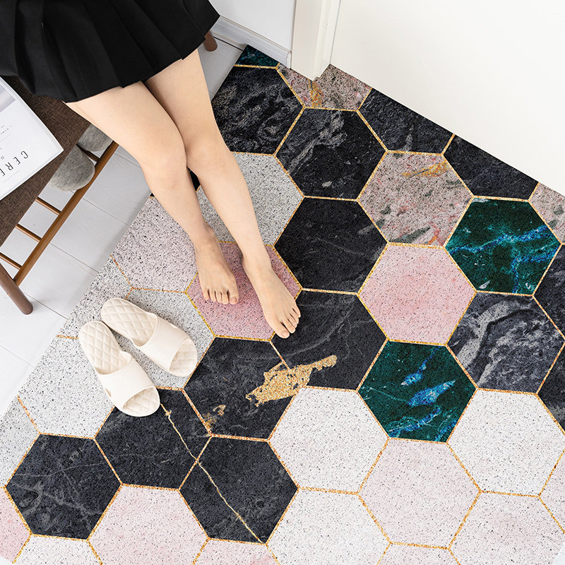 北欧地毯门垫进门入户地垫防滑家用丝圈脚垫可剪裁客厅厨房垫定制,居家布艺,家用脚垫,淘宝优惠券,粉丝福利购,淘宝优惠卷
