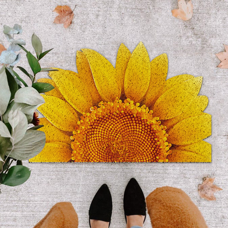 异型花朵丝圈地垫入户门口 进门地垫卧室厨房浴室装饰防滑垫定制,居家布艺,家用脚垫,淘宝优惠券,粉丝福利购,淘宝优惠卷