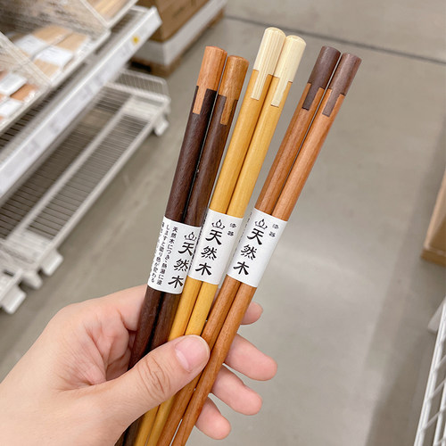 和风樱桃木拼接套装木制筷子