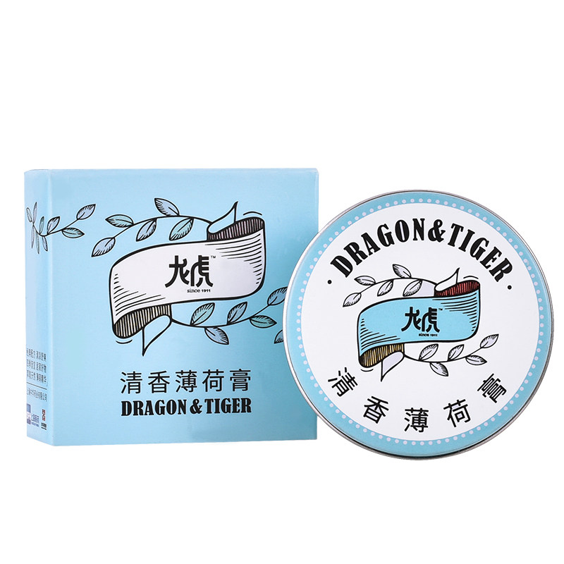 龙虎清香薄荷膏固体清凉油蚊叮提神醒脑