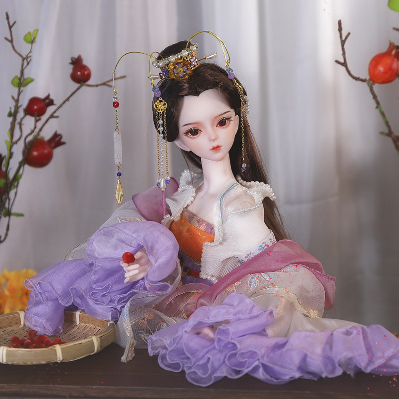 德必胜娃娃60cm女娃古装古风24节气bjd3分改妆娃娃超大玩具生日礼