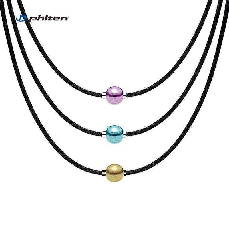 Phiten/法藤官方旗舰店铝制镜面球运动项圈项链羽生结弦项环正品