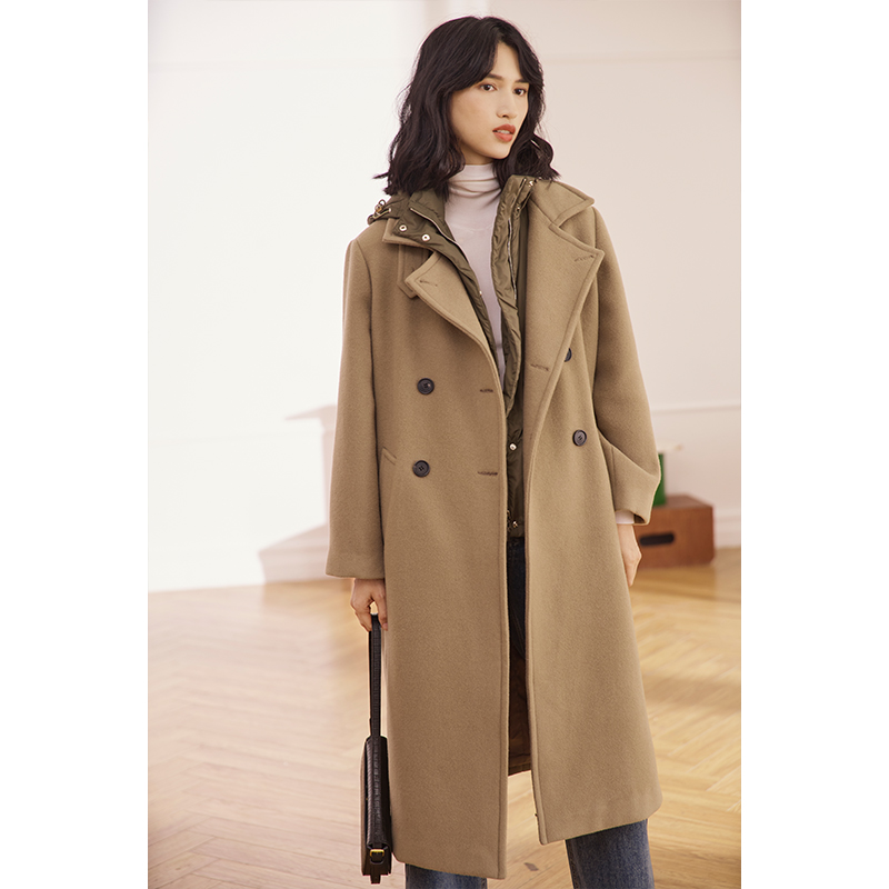 HeyDress棉内胆两件套大衣