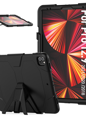 适用苹果iPad第7代平板保护套9代 10代全包防摔保护壳迷你 4 air2 3 pro11寸2017年12.9寸带保护膜可拆卸支架