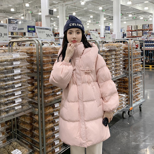 罗芬 故事面料女装官方实拍2025新款洋气连帽中长款显瘦小个子温