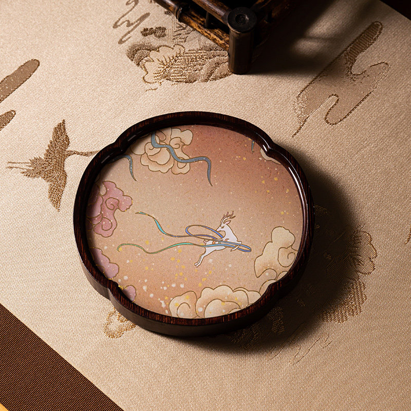 壶承轻奢吸水茶盘家用现代干泡台小型储水茶台功夫茶具托盘壶承,餐饮具,茶托,淘宝优惠券,粉丝福利购,淘宝优惠卷