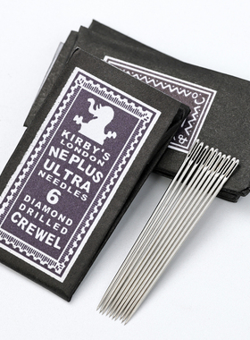 进口象仔手工针手缝针绣花针加硬锋利顺滑刺绣苏绣优质十字绣针