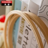 Инструменты вышивки ручной работы, вышитая вышиваемая вышивка, растягивающие семена, круглый вышитый сплошной деревянный сара