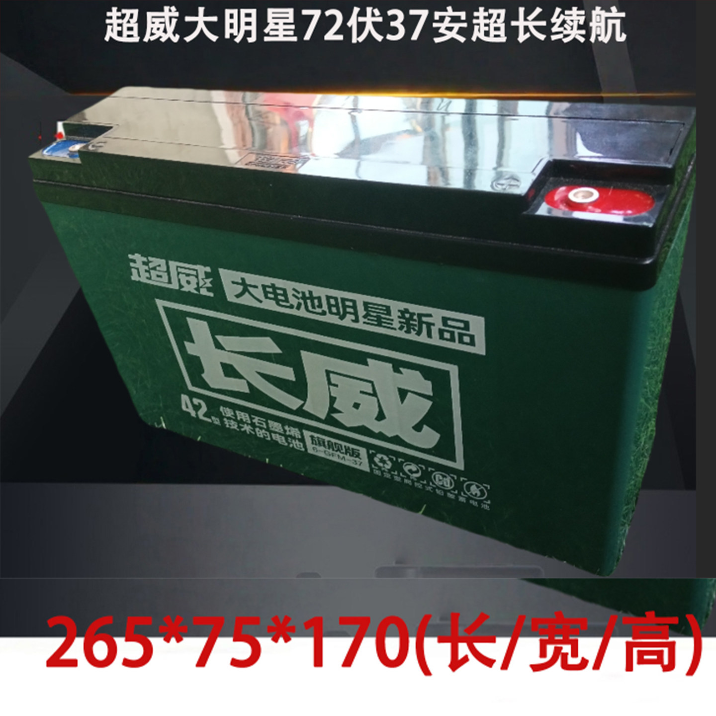 五羊本田电动摩托车U-VO铅酸电池图片