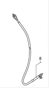 五羊本田喜鲨迅鲨幻鲨NX125御鲨NCR125车速里程表码表线原厂配件
