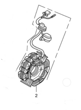 五羊本田小火箭凯影WH125-13A1717A17B17C定子线圈整流调节器发电
