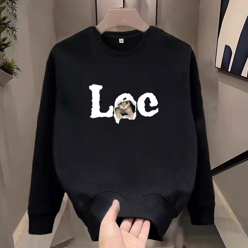 NASA联名圆领卫衣男士春秋季2025新款美式潮牌宽松情侣装外套衣服