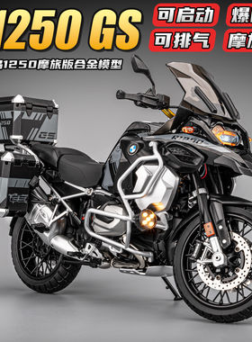 宝马水鸟R1250ADV可启动车模