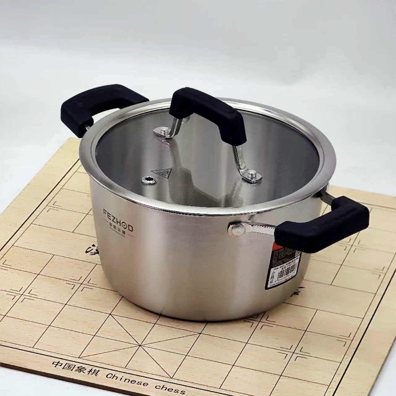 菲斯华德304不锈钢汤锅一体成型