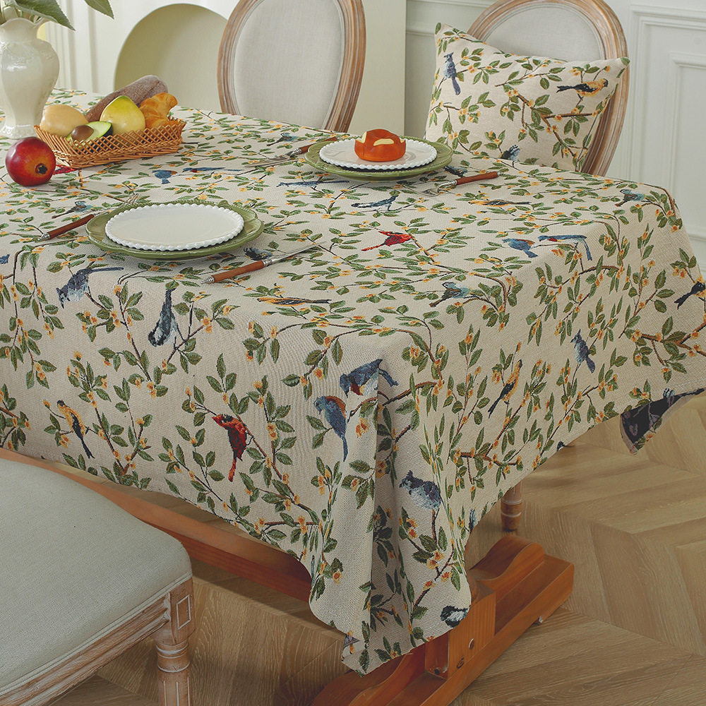 加厚提花桌布长方形防滑防尘方桌圆桌书桌拍照背景复古民族风台布,居家布艺,桌布,淘宝优惠券,粉丝福利购,淘宝优惠卷