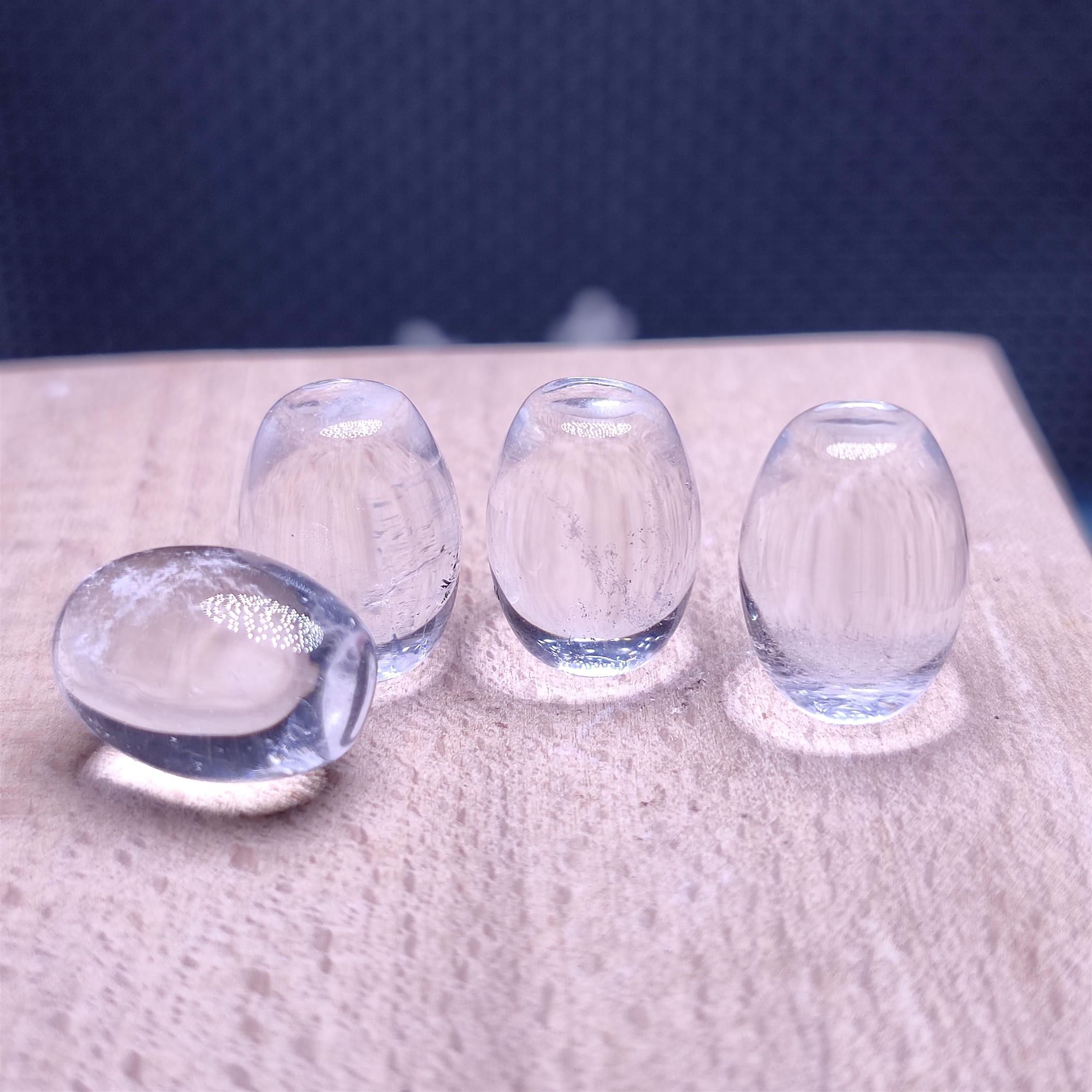 2025天然白水晶桶珠腰珠锁骨链项链手串配饰散珠通孔手工DIY