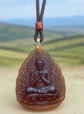 2026厂家直销惠古琉璃牛首山生肖本命佛八大守护神本命年男女吊坠