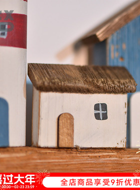 YBOX创意小众设计海洋风治愈系挂画时尚立体房子摆件室内装饰礼物