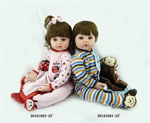 anano 24 inch reborn baby doll twins silicone vinyl body boy