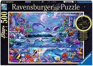 500 Piece The Ravensburger Glow Moonlit 15047 Magic Dark