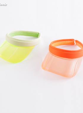 【打折】马克珍妮夏装新款 男童PVPC空顶帽 儿童休闲防晒帽220916