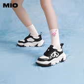 厚底板鞋 黑白熊猫鞋 休闲鞋 小白鞋 刘逸云Amber同款 MIO米奥脏脏鞋