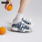 半拖女 加绒情侣溶解鞋 徐紫茵同款 MIO米奥贝壳头复古拖鞋