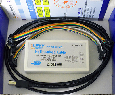 00IC lattice下载线 HW-USBN-2A isp download CPLD/FPGA下载器