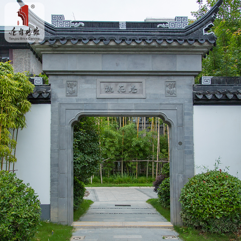 唐语线条中式唐语砖雕门套线
