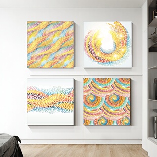 家居海报 年轮碎片 逝水流年  5幅选 装饰画抽象卧室玄关客厅