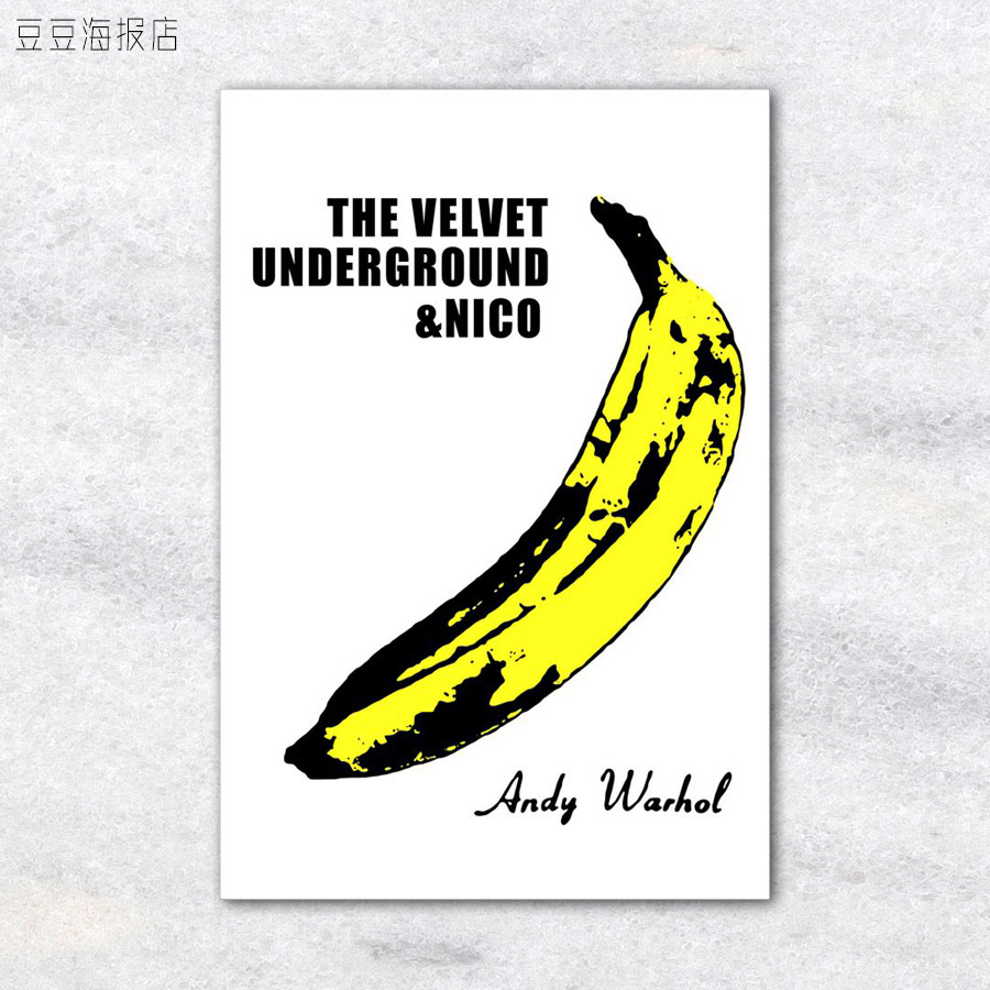 音乐海报 地下丝绒乐队 装饰画摇滚安迪沃霍尔波普andy warhol