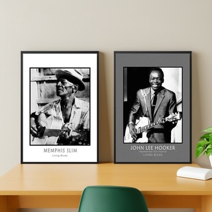 音乐海报 爵士大师群像② 24幅选琴房装饰画酒吧布鲁斯Jazz