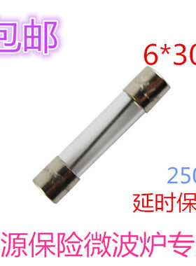 适用格兰仕微波炉通用延时保险管保险丝T10A8A 250V 6X30配件