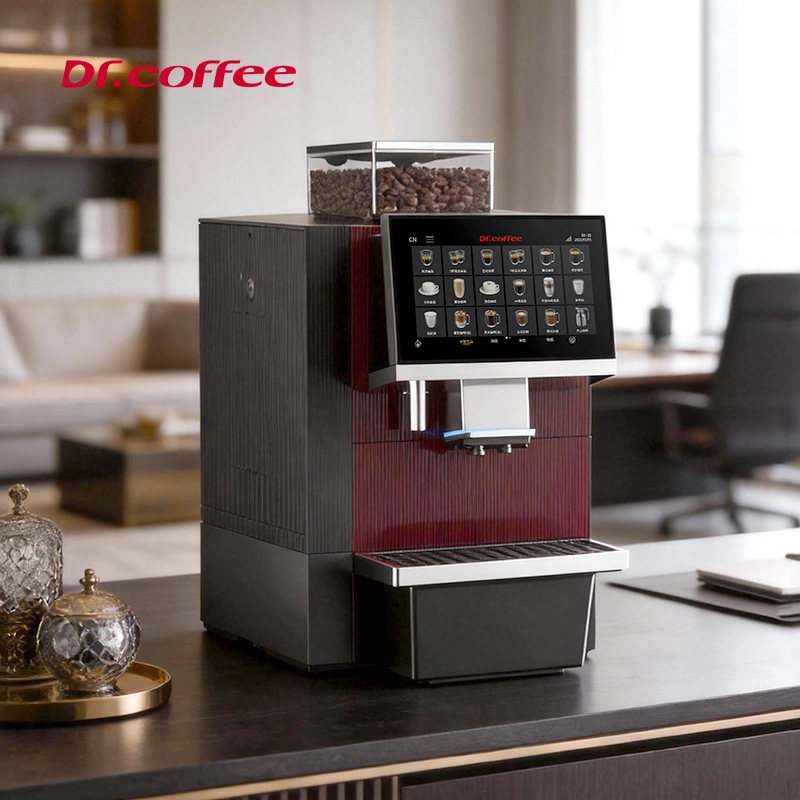 咖博士F16全自动咖啡机商用办公大型智能现研磨一体奶泡意美式F15
