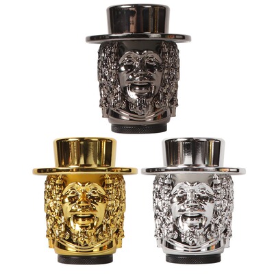 跨境热销grinder76MM磨烟器金属 锌合金研磨器三层手动碎烟器烟具