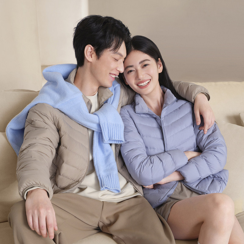 波司登奥莱秋季短款基础轻薄便携防水防油耐沾污羽绒服女立领外套