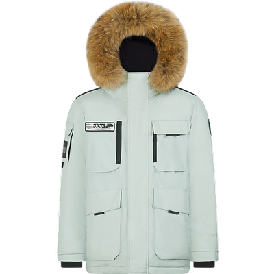 波司登貉子毛领鹅绒极寒羽绒服