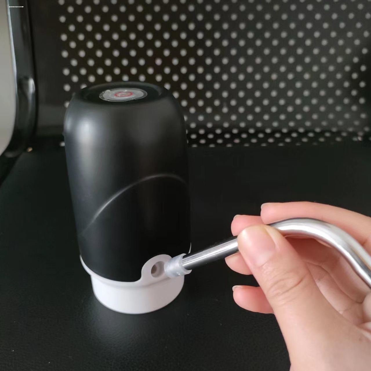 桶装水电动抽水器通用配件不锈钢出水管食品级矽胶防水密封圈