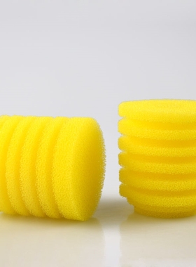 过滤棉鱼缸过滤净水海绵防尘圆筒家用专用鱼马桶过滤器材料替换棉