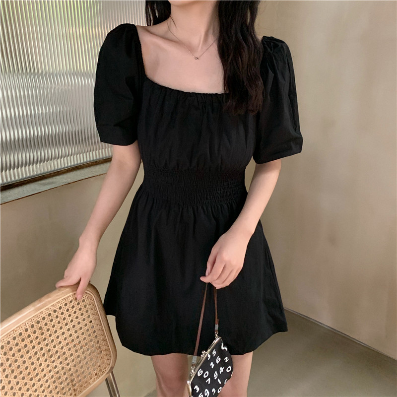 New wide necked dress in summer