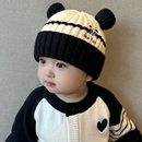 儿童帽子男孩冬天女孩 1岁男童婴儿秋冬季 秋冬款 6个月宝宝帽子冬季