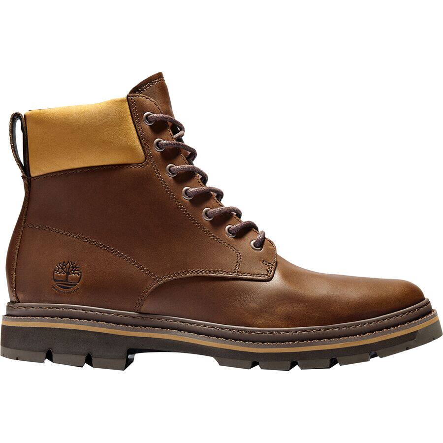 Timberland添伯岚Port Union Waterproof休闲真皮高帮防水皮靴男