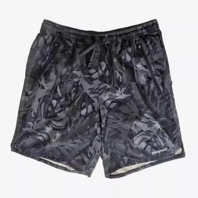 patagonia巴塔Nine Trails 8英寸九分越野跑步松紧透气弹性短裤男
