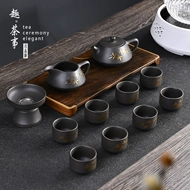 bình trà gốm sứ Bộ ấm trà cát tím cao cấp, nhẹ gia dụng sang trọng, ấm cát tím khoáng nguyên chất cao cấp, ấm trà gốm sứ, bộ tách trà và tách trà bộ bình trà 0.7 l jasmine binh tra gom su