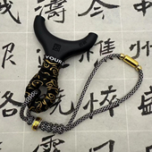 古风顶卡单卡ABS树脂塑料单卡扁皮闭口卡珠卡球弹弓 弓途正品